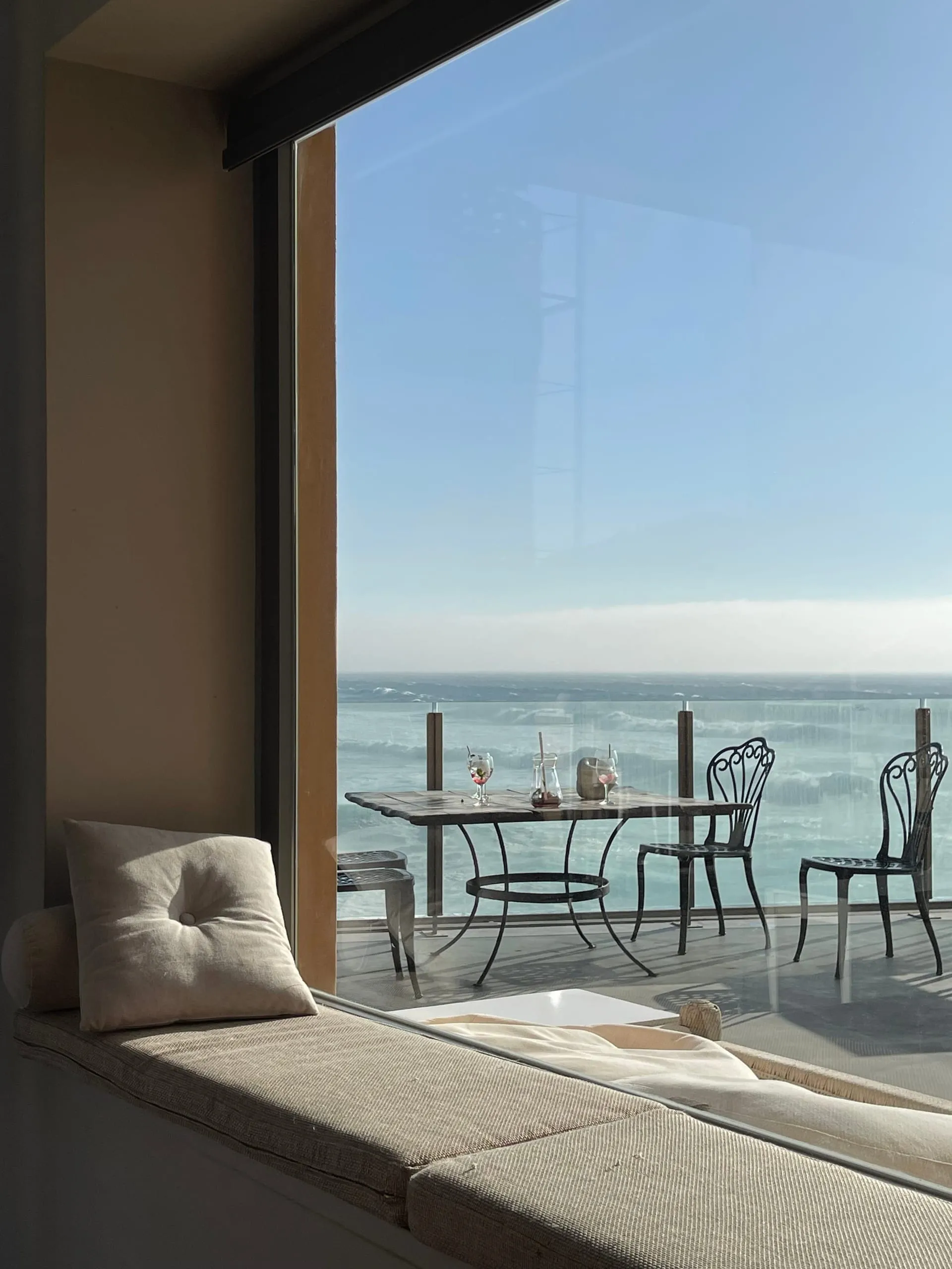 Taras z widokiem na ocean — Portugalia